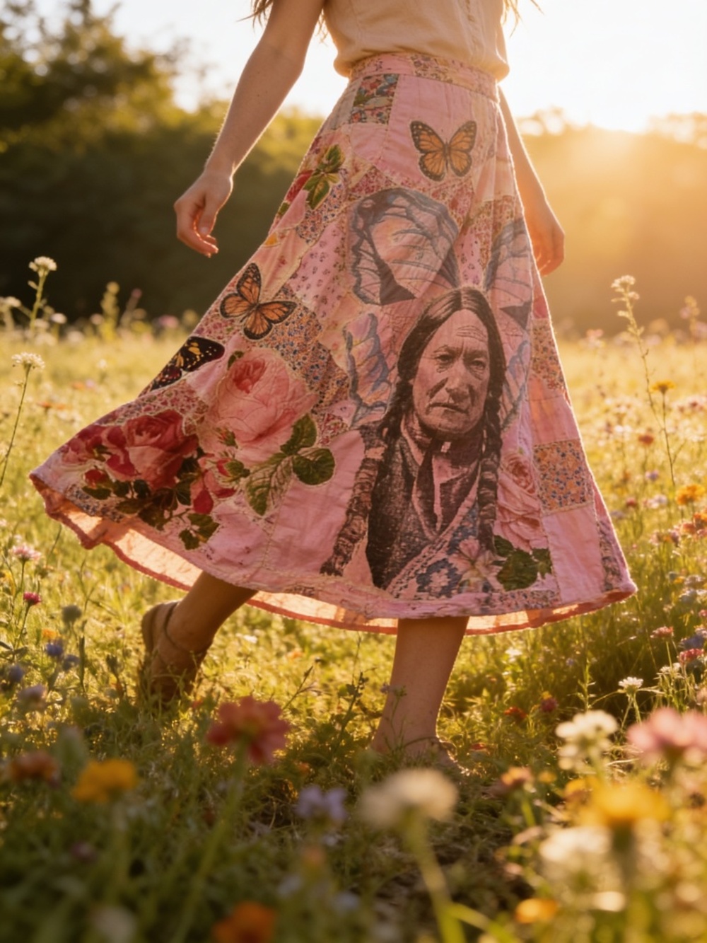 Magnolia pearl wrap skirt